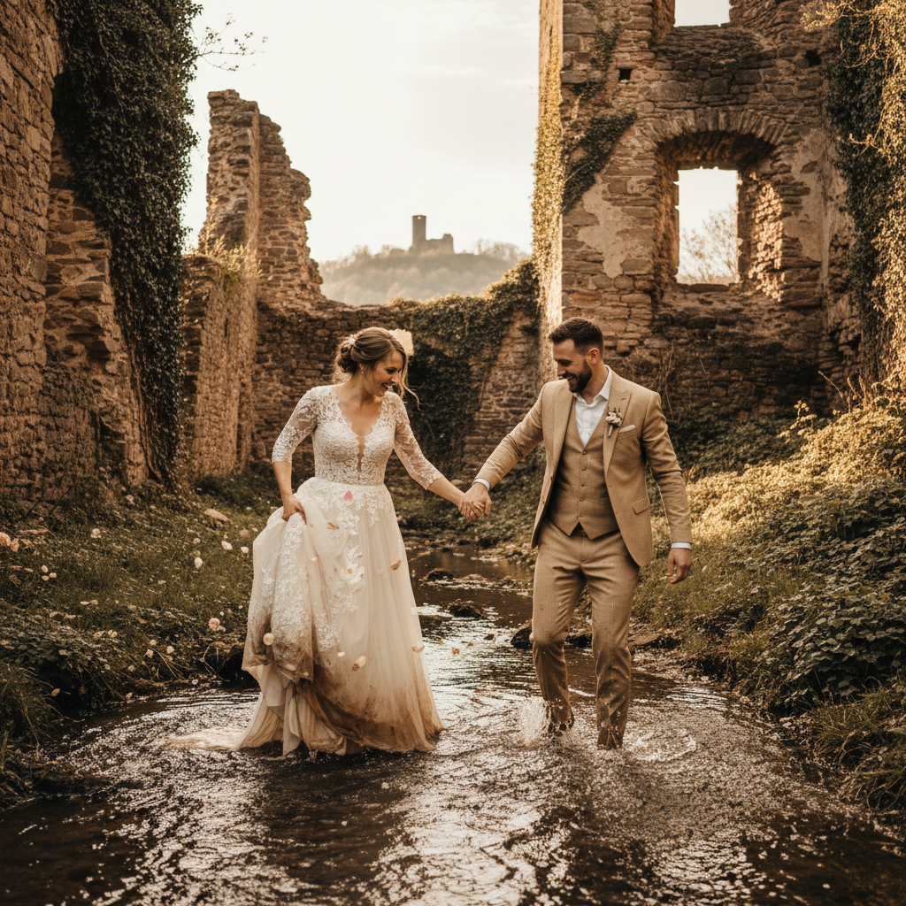 After-Wedding Shooting / Trash the Dress in Erbach