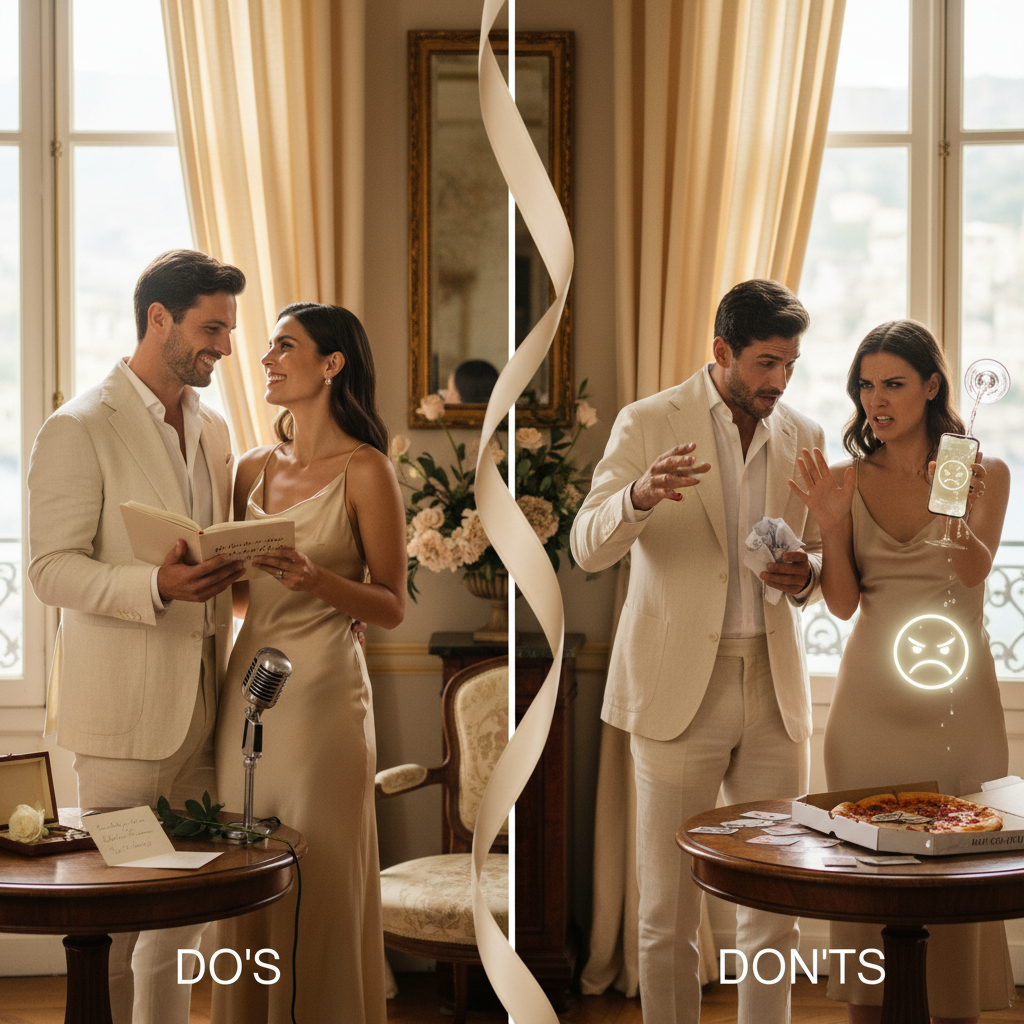 Do’s und Don’ts einer Hochzeitsrede