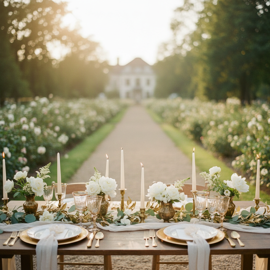 Eine Gartenhochzeit feiern