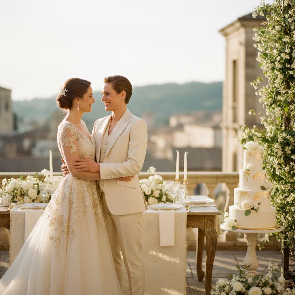Eine LGBTQ Hochzeit feiern