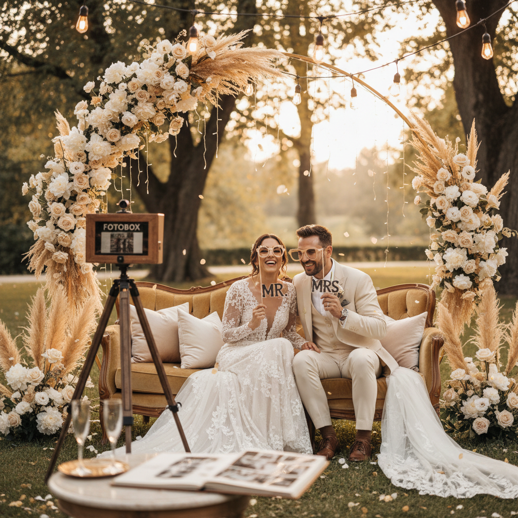 Fotobox bei der Hochzeit