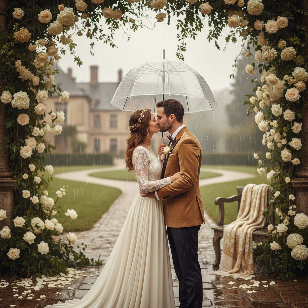 Hochzeit bei schlechtem Wetter