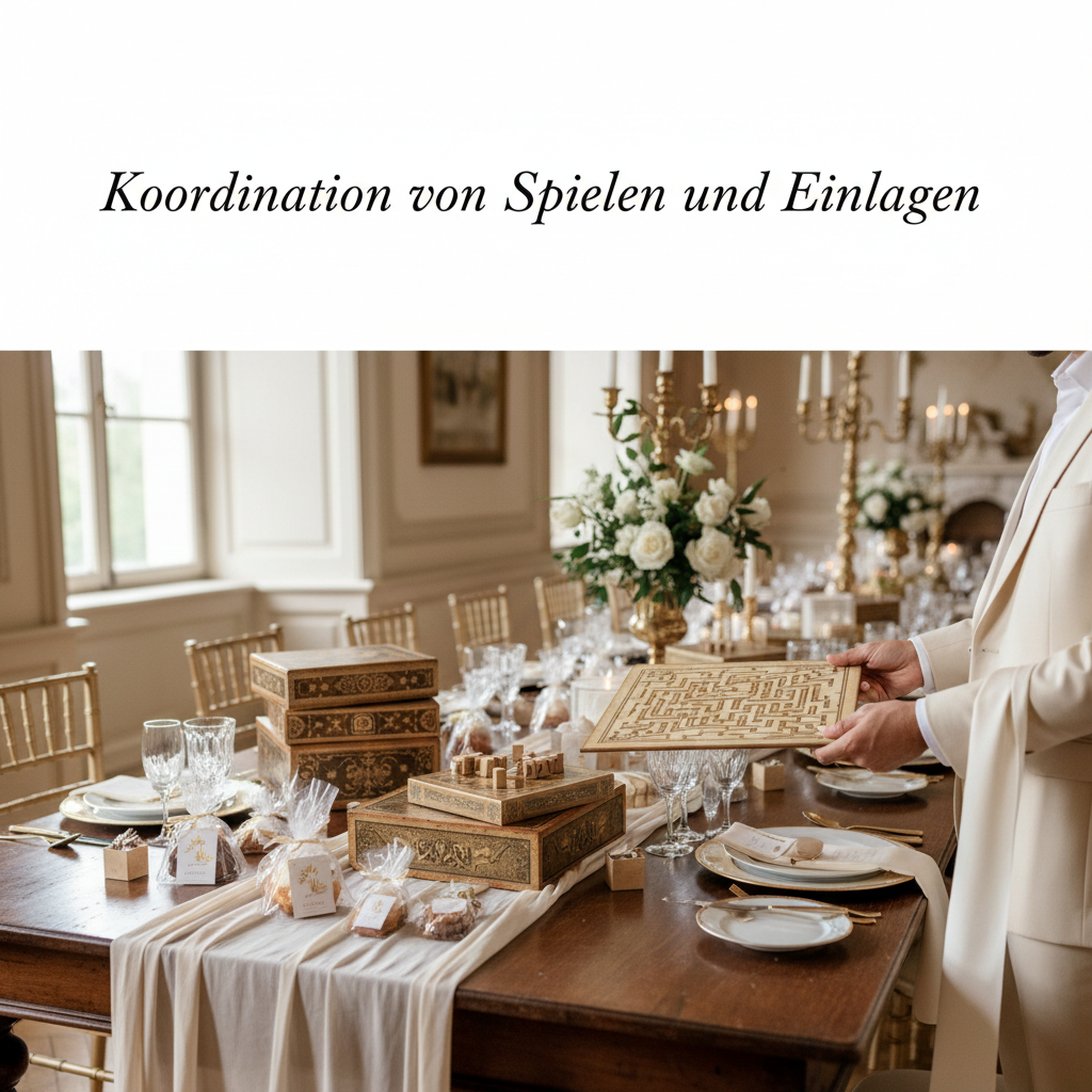 Koordination von Spielen und Einlagen