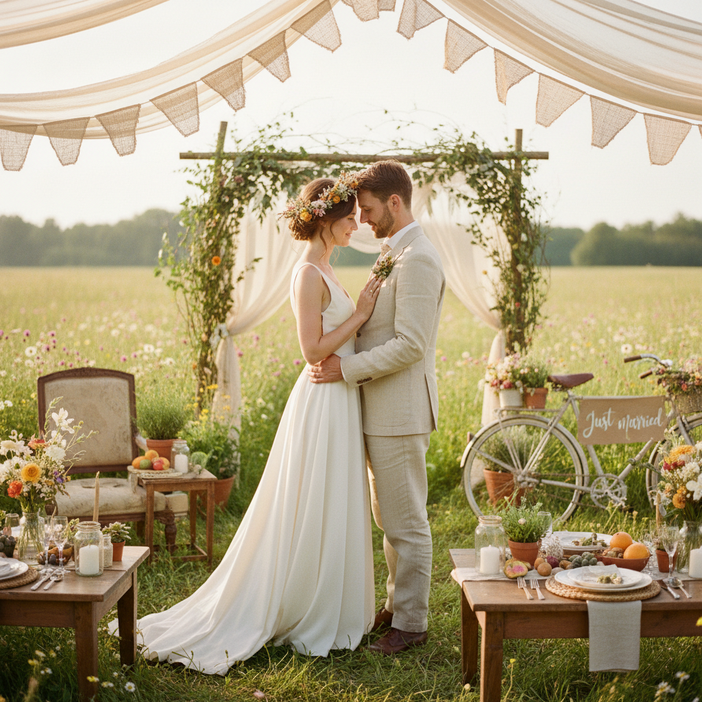 “Nachhaltig heiraten: Umweltbewusste Tipps für eure grüne Traumhochzeit”