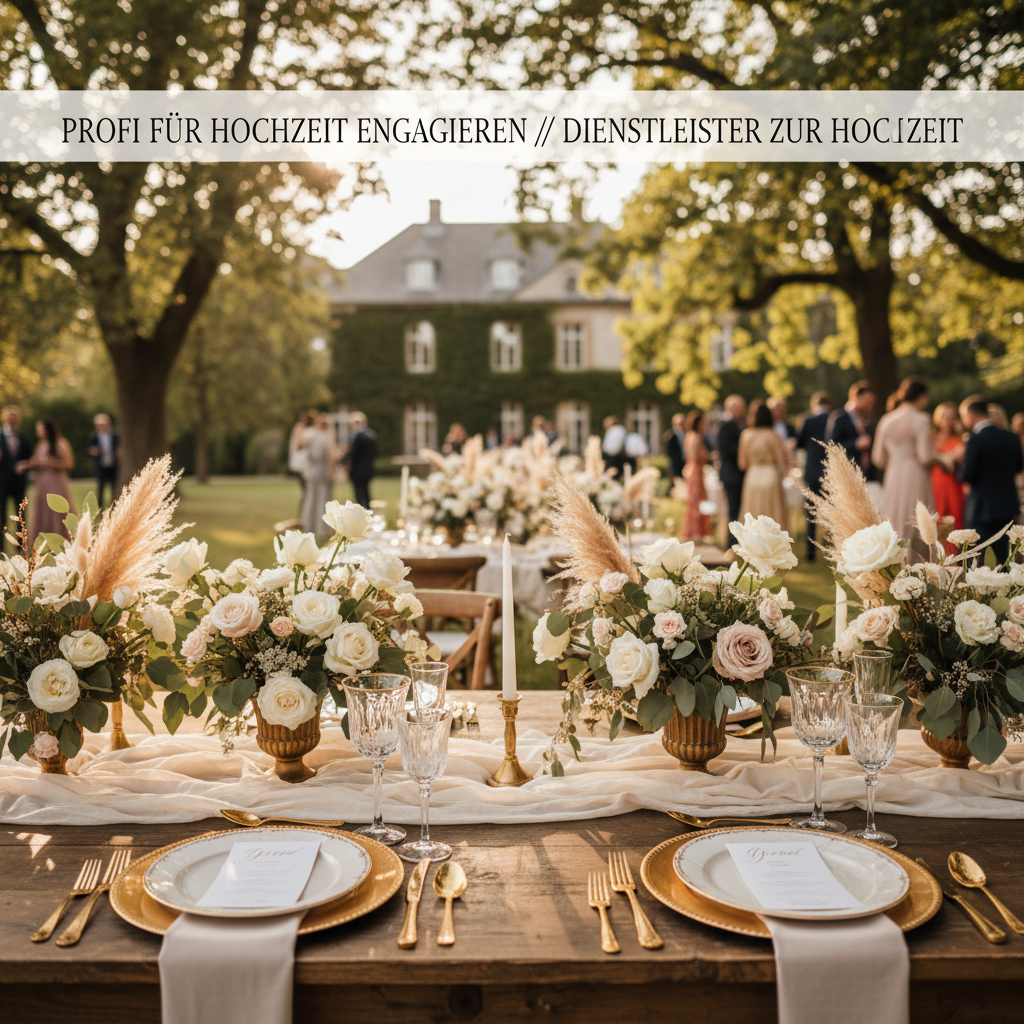 Profi für Hochzeit engagieren // Dienstleister zur Hochzeit