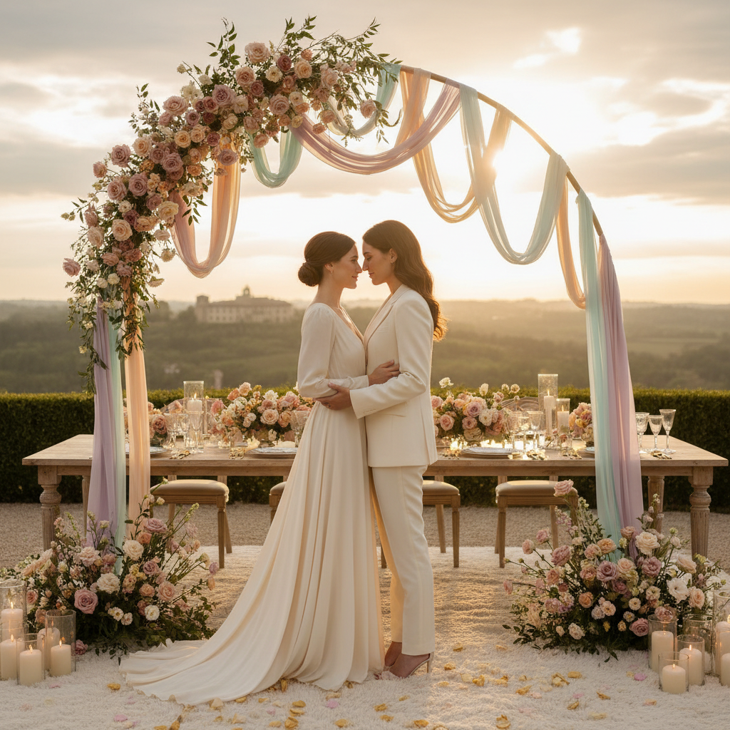 Regenbogenhochzeit? gay wedding? Gleichgeschlechtliche Trauung?