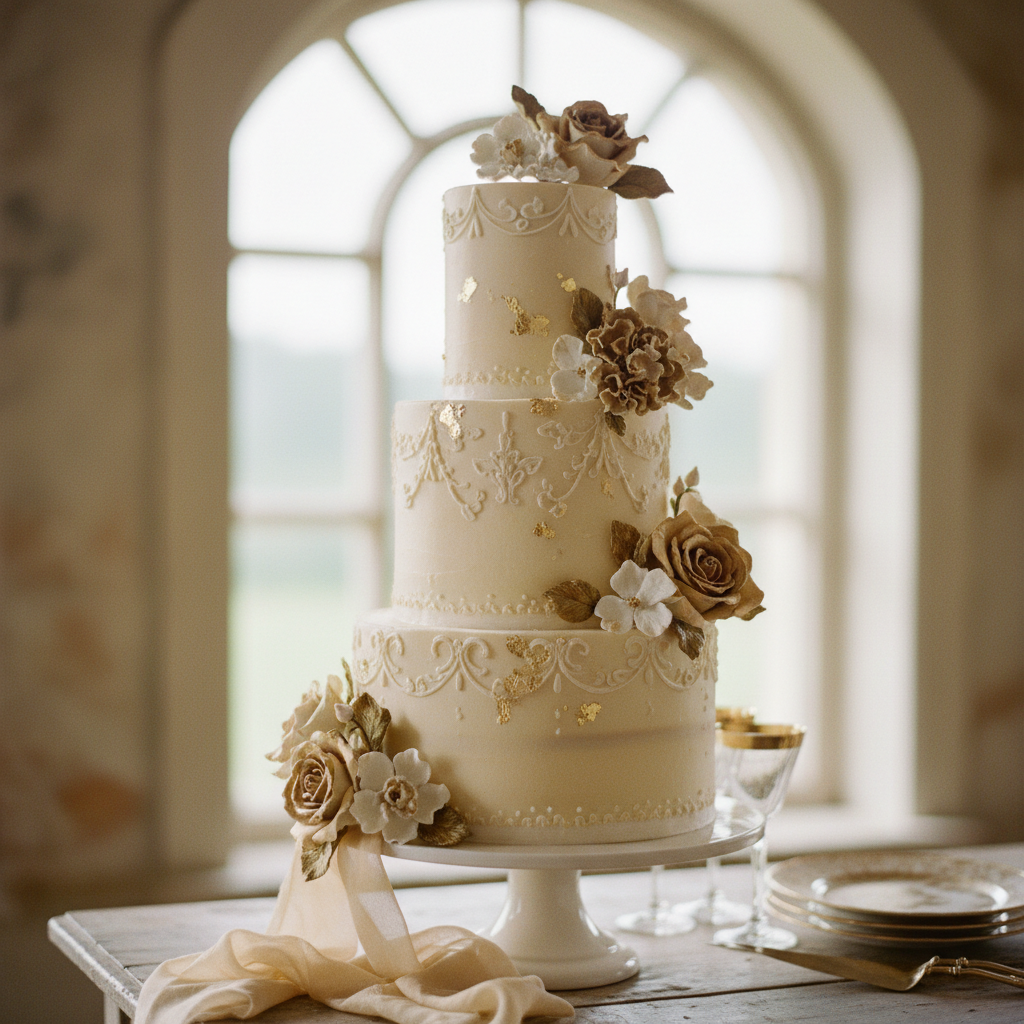 Vintage Hochzeitstorte