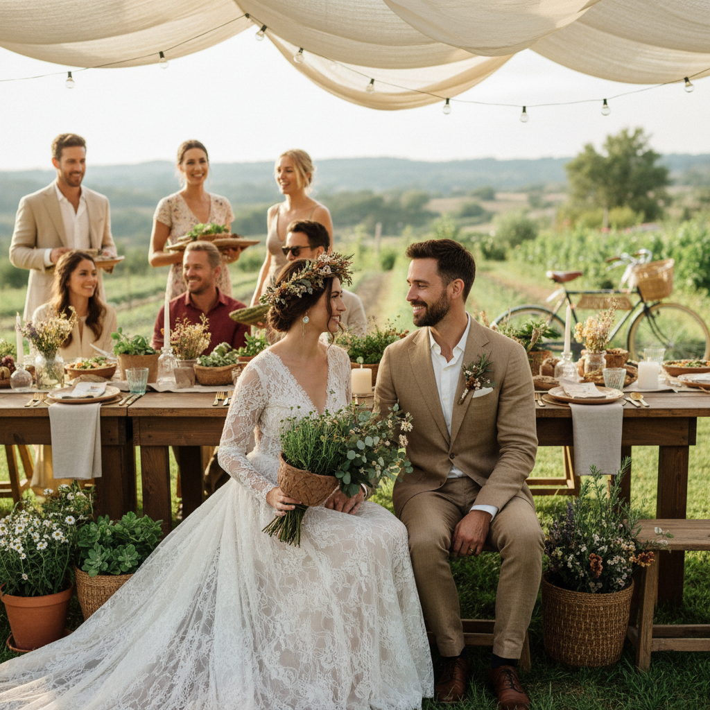 Wie man eine nachhaltige Hochzeit feiert